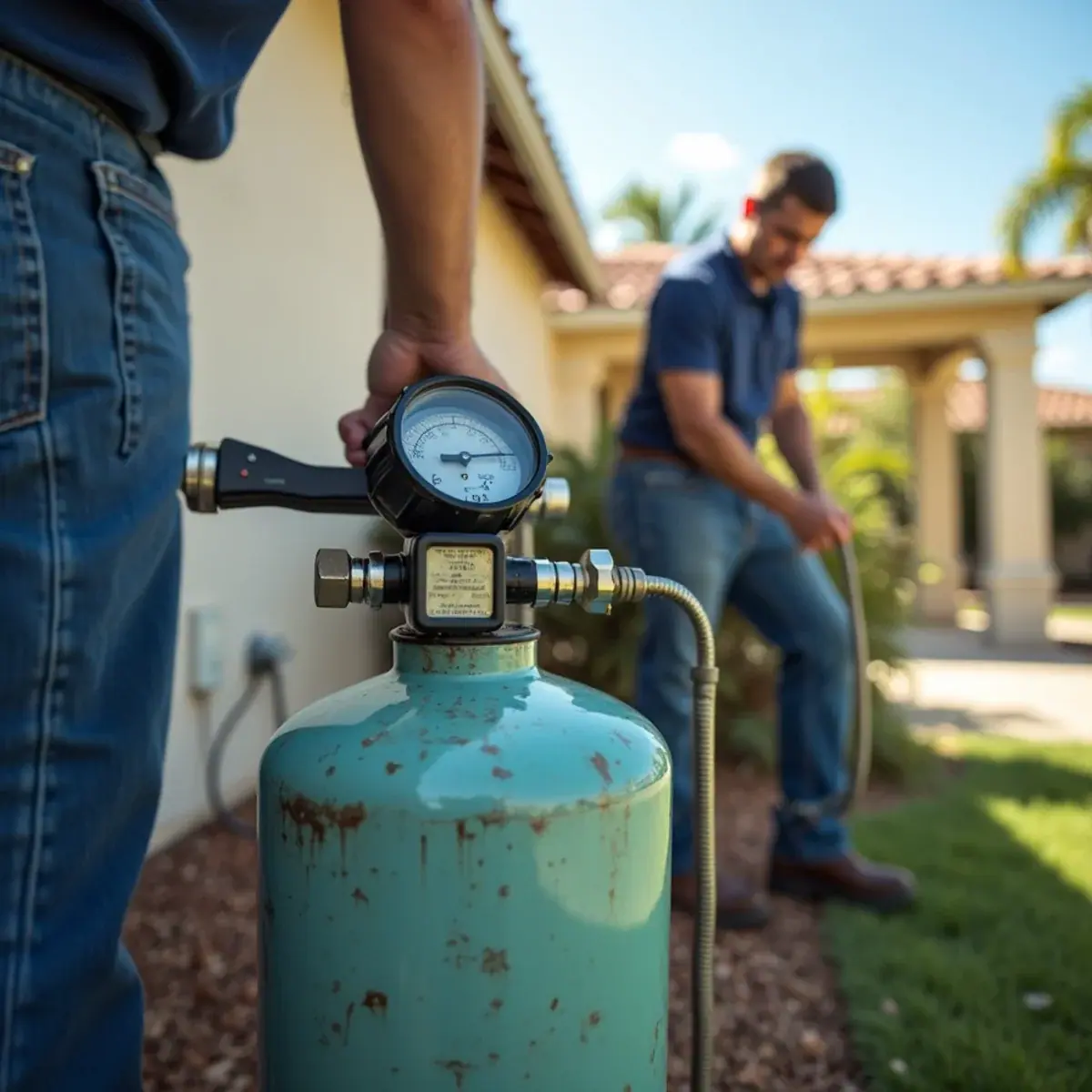 Recovery and recharge equipment for an R-22 retrofit